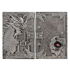 QMDirect 3D Faux-Leather Notebook / Journal - Silver Dragon | Odin's Place
