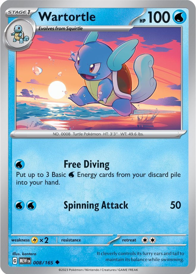 Wartortle (008/165) [Scarlet & Violet 151] | Odin's Place