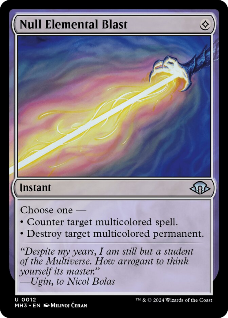 Null Elemental Blast [Modern Horizons 3] | Odin's Place