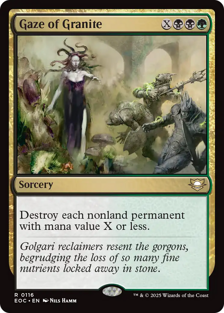 Gaze of Granite [Edge of Eternities Commander] | Odin's Place