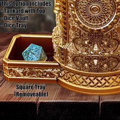 Wizard 12oz Dice Tower Tankard | TTRPG, D&D, Daggerheart | Odin's Place