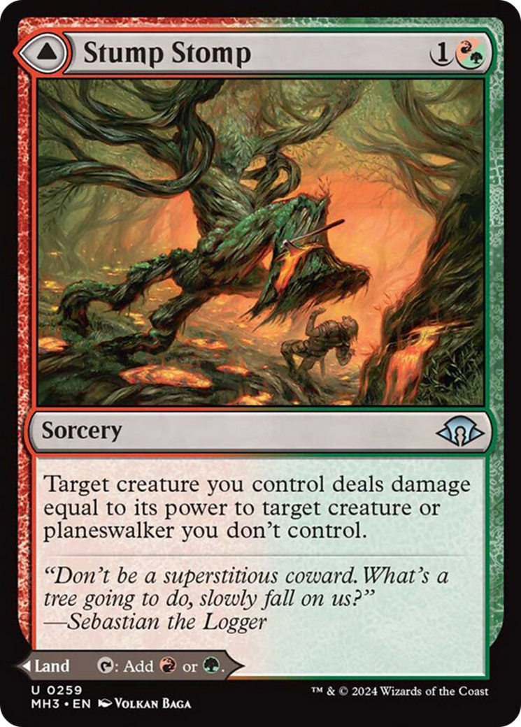 Stump Stomp // Burnwillow Clearing [Modern Horizons 3] | Odin's Place