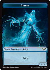 Spirit (0008) // Manifest Double-Sided Token [Duskmourn: House of Horror Tokens] | Odin's Place