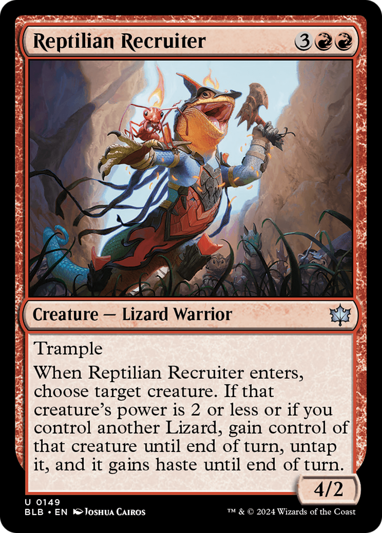 Reptilian Recruiter [Bloomburrow] | Odin's Place