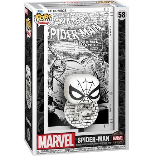 Funko Pop! Marvel's 85th Anniversary The Amazing Spider-Man Comic Cover Figure #58 with Case | Odin's Place