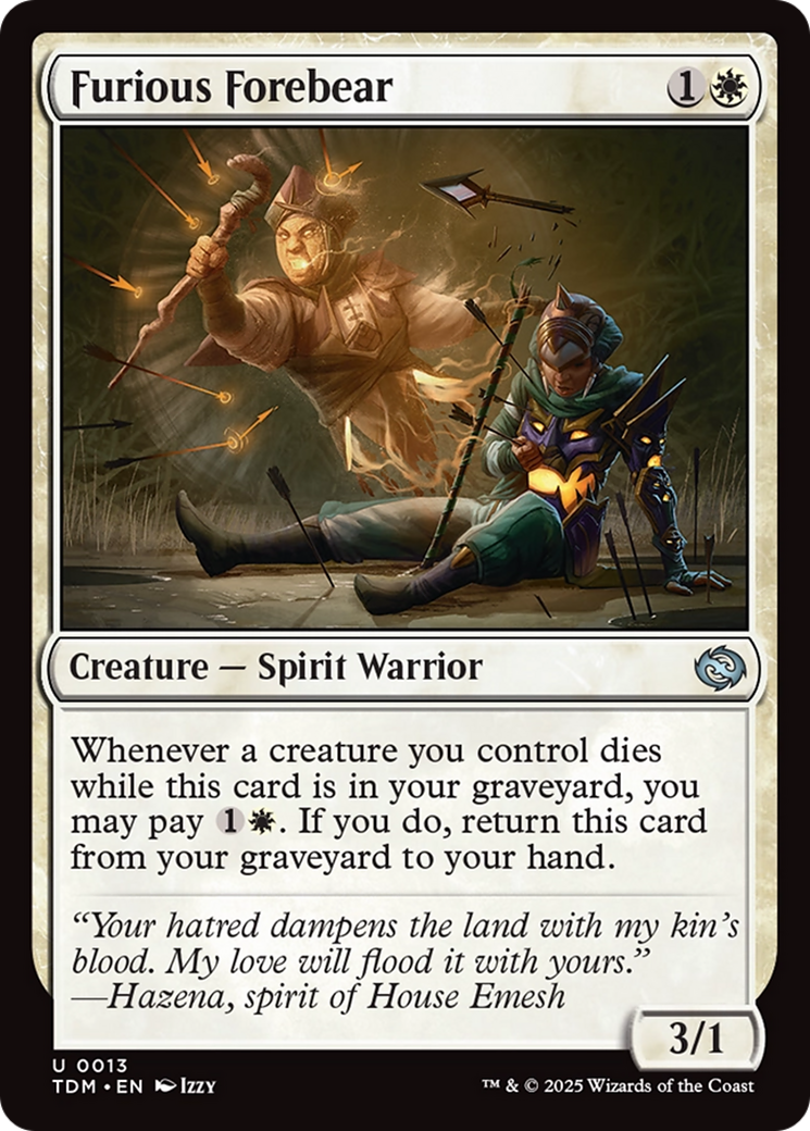 Furious Forebear [Tarkir: Dragonstorm] | Odin's Place