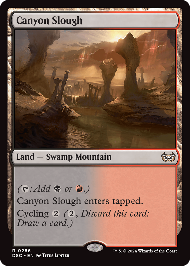 Canyon Slough [Duskmourn: House of Horror Commander] | Odin's Place