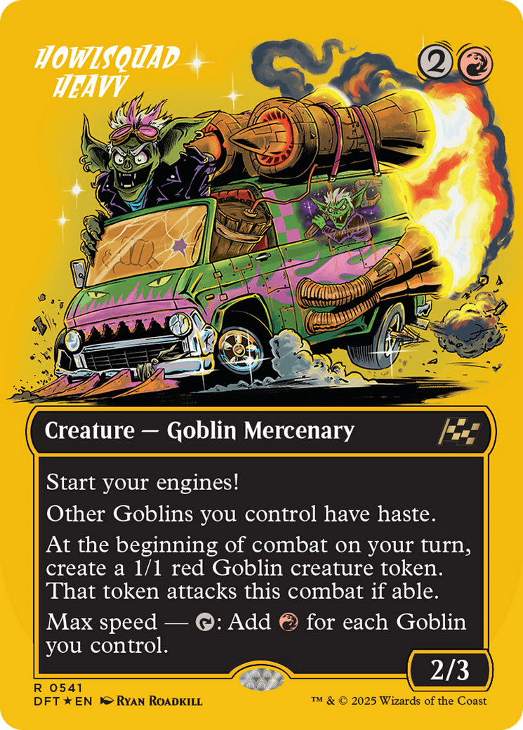 Howlsquad Heavy (Borderless) (First-Place Foil) [Aetherdrift] | Odin's Place