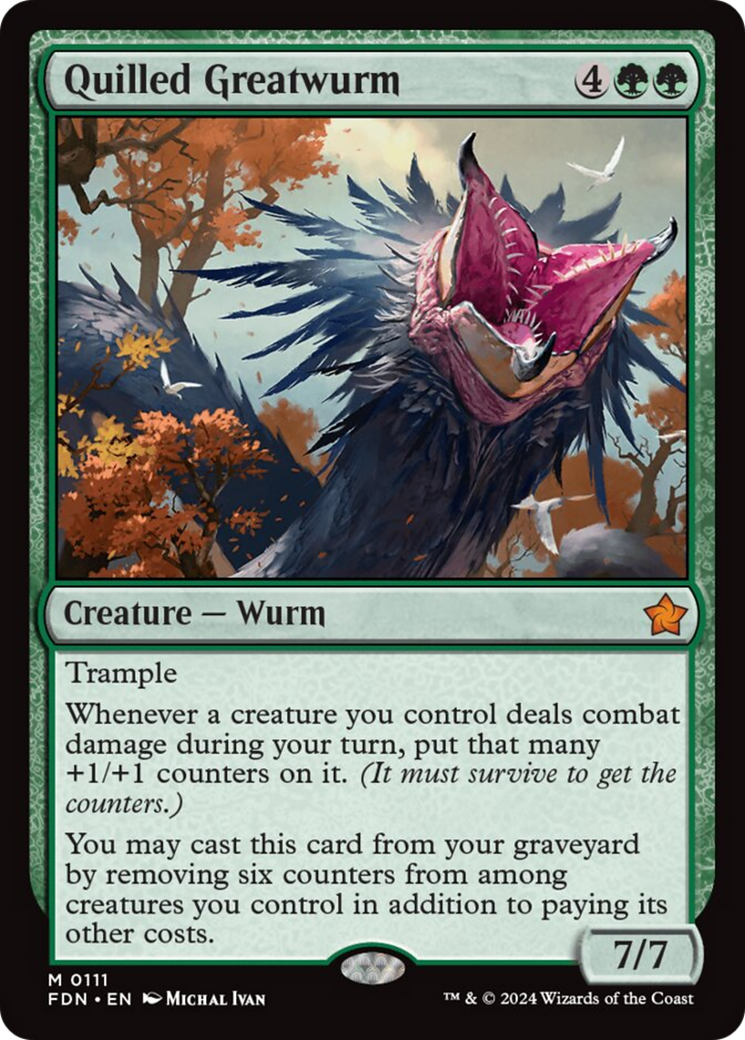 Quilled Greatwurm [Foundations] | Odin's Place