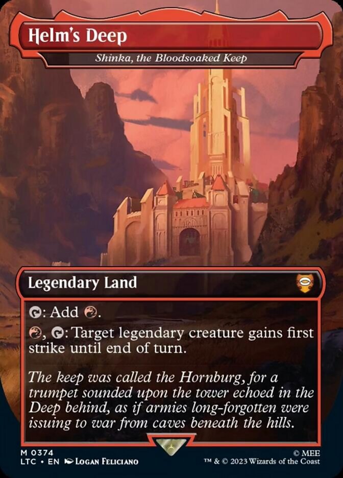 Helm's Deep - Shinka, the Bloodsoaked Keep [The Lord of the Rings: Tales of Middle-Earth Commander] | Odin's Place
