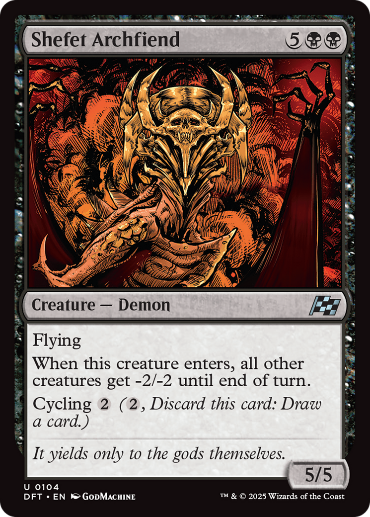 Shefet Archfiend [Aetherdrift] | Odin's Place