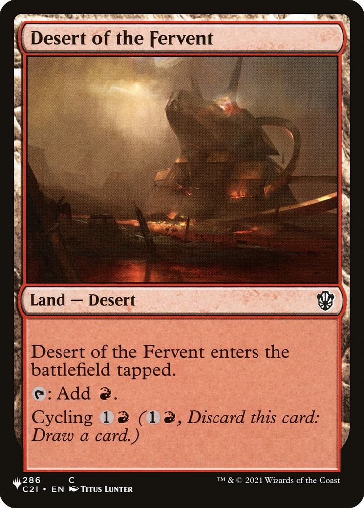 Desert of the Fervent [The List] | Odin's Place