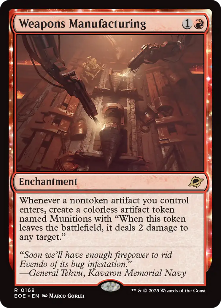 Weapons Manufacturing [Edge of Eternities] | Odin's Place