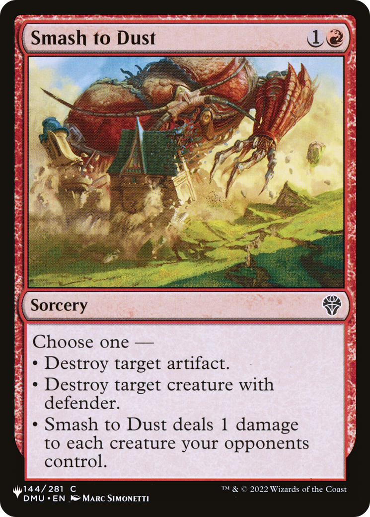Smash to Dust [The List] | Odin's Place