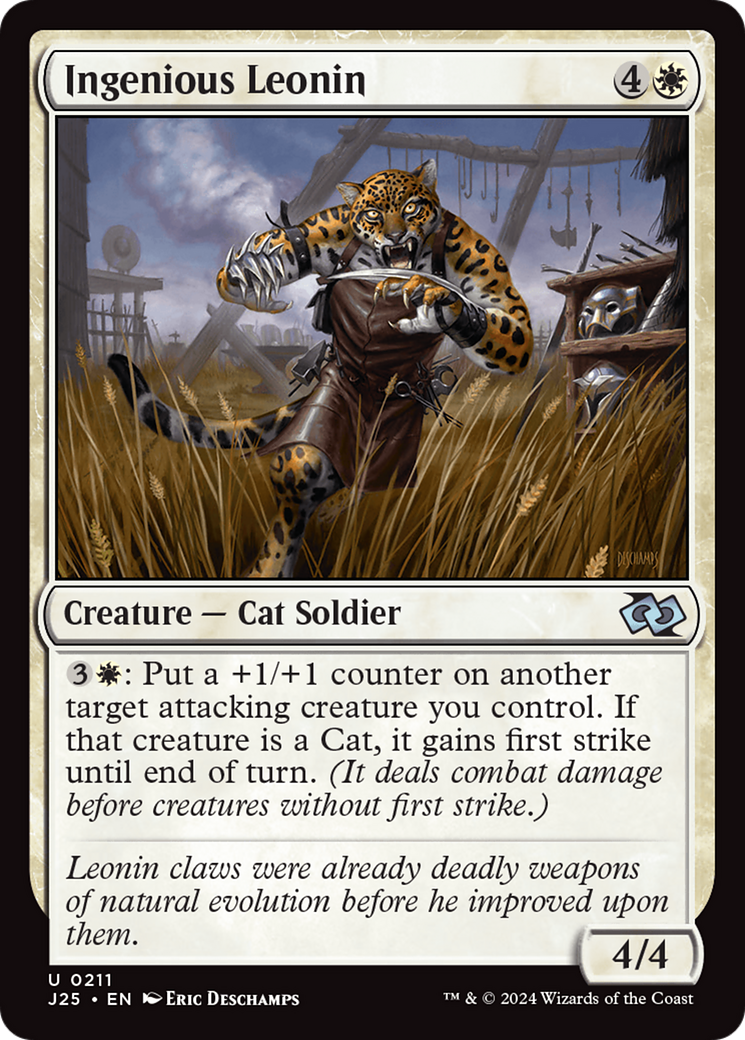 Ingenious Leonin [Foundations Jumpstart] | Odin's Place