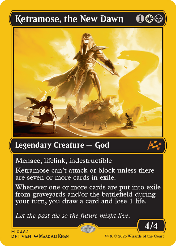 Ketramose, the New Dawn (First-Place Foil) [Aetherdrift] | Odin's Place