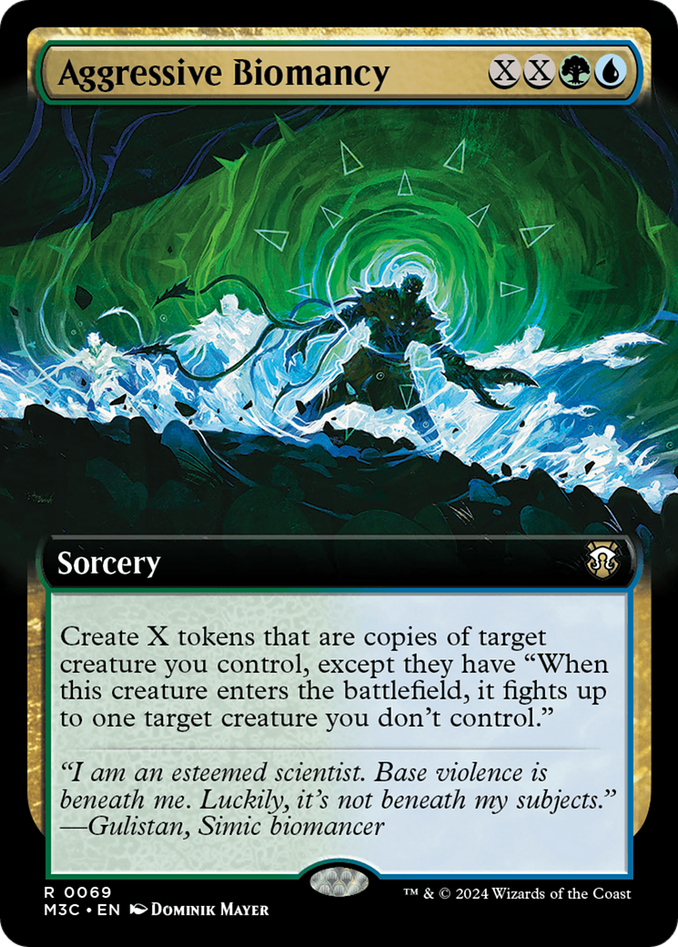 Aggressive Biomancy (Extended Art) [Modern Horizons 3 Commander] | Odin's Place