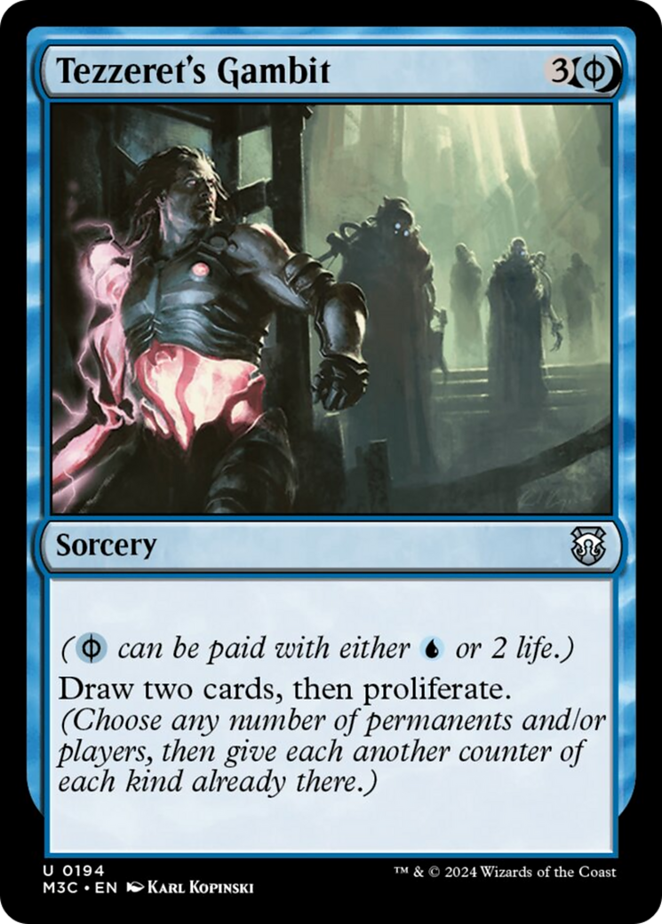 Tezzeret's Gambit (Ripple Foil) [Modern Horizons 3 Commander] | Odin's Place