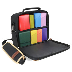 Enhance Gaming: Designer Edition Compact TCG Deck Bag Black | Odin's Place