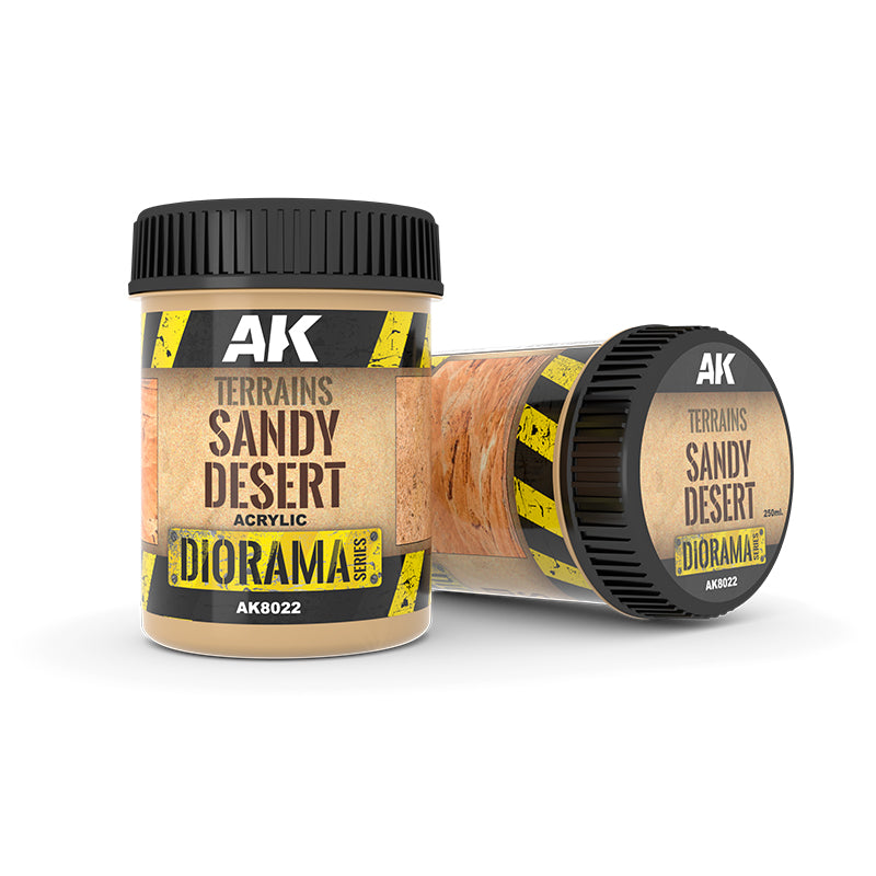 AK Interactive Terrains Sandy Desert - 250ml (Acrylic) | Odin's Place