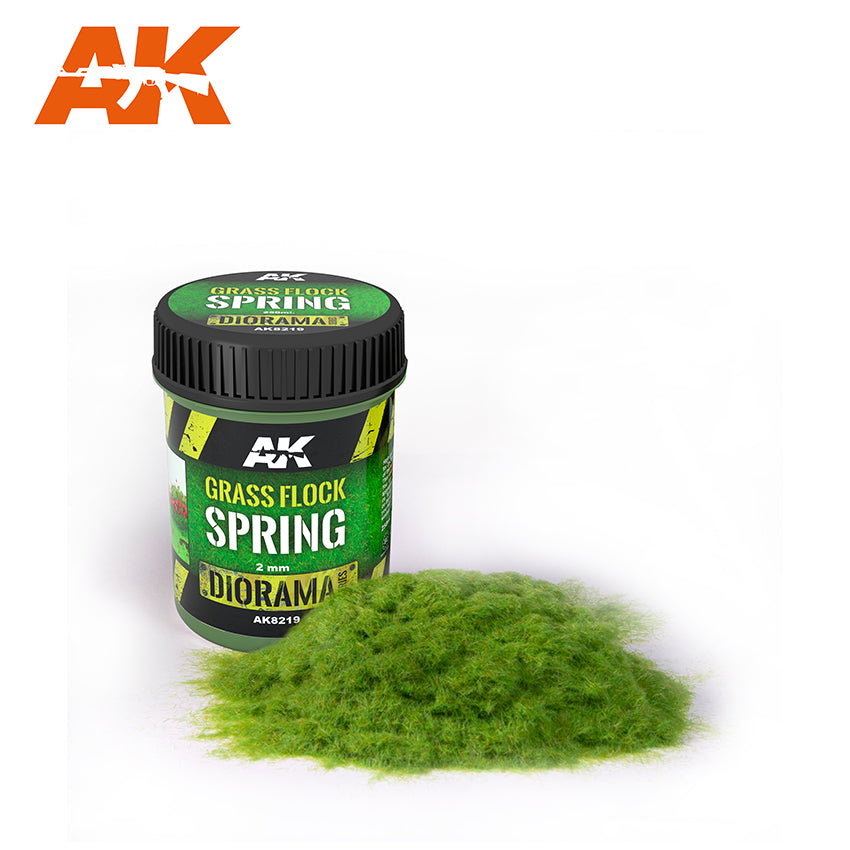 AK Interactive: Grass Flock - Spring Basing Material | Odin's Place