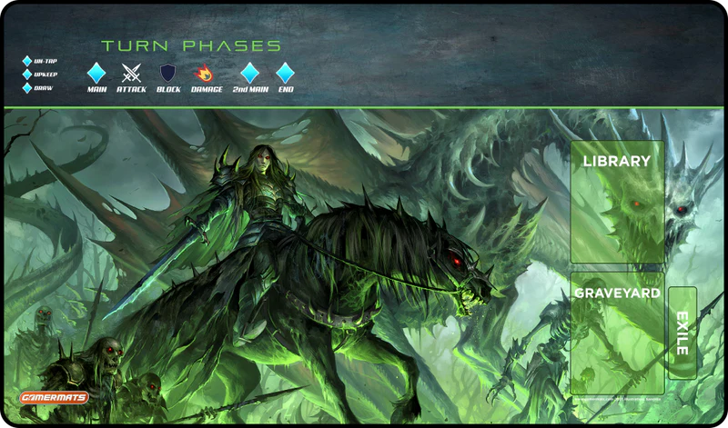 Gamer Mats Playmat: Army of the Dead with MTG Zones Stitched | Odin's Place
