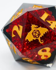 NTSD Ashardalon's Treasure | Sharp Edge 95mm D20 Chonk | Odin's Place