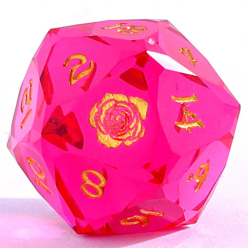 HYMGHO - Captured Magic Luster Cut Resin Dice Set - Bouquet of Dice | Odin's Place