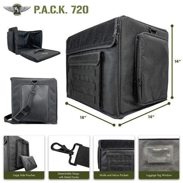 Battle Foam P.A.C.K. 720 Molle with Magna Rack Sliders Load Out | Odin's Place