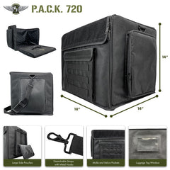 Battle Foam P.A.C.K. 720 Molle with Magna Rack Sliders Load Out | Odin's Place