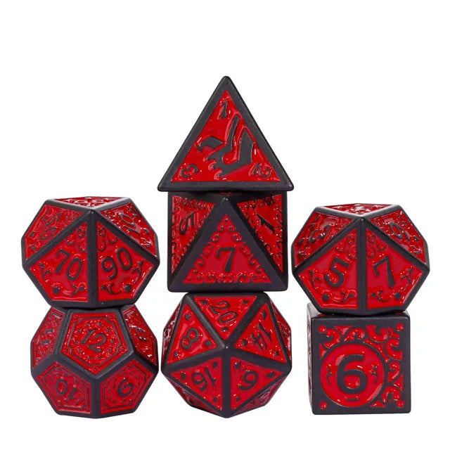 Foam Brain Bloodthirst Poly 7 Dice Set | Odin's Place
