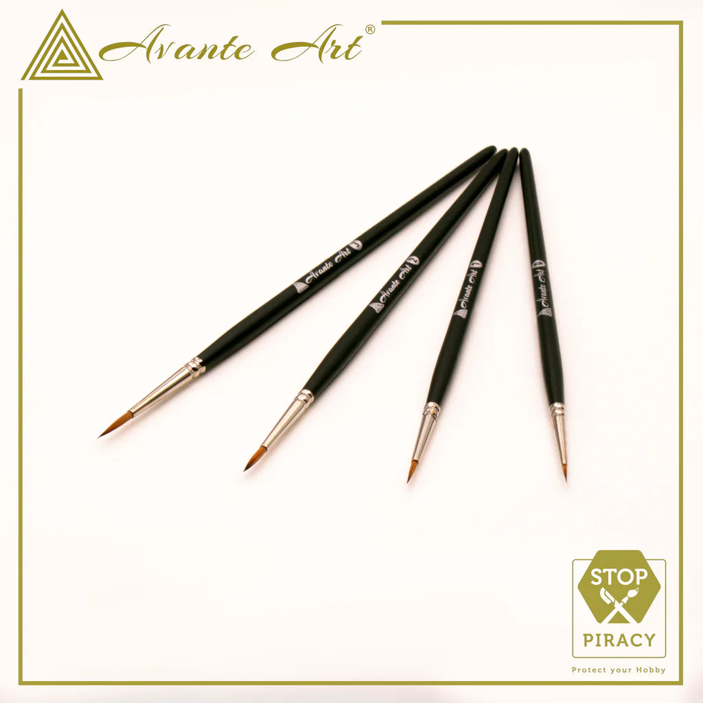 Scale75 Avante Art Kolinsky Sable Brushes, Assorted Sizes | Odin's Place