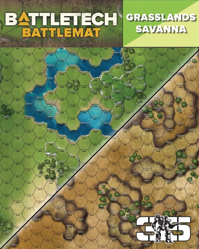 Battletech: Battle Mat - Grasslands/Savanna | Odin's Place