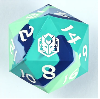 HYMGHO - 55mm Chonk Rubber Silicon D20 - The Ice Ball | Odin's Place