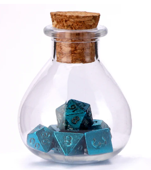 HYMGHO -Unseelie Mini RPG Dice set - Blue | Odin's Place
