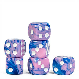 12 piece D6's - Cotton Candy | Odin's Place