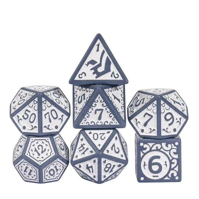 Foam Brain Crisp Blizzard Poly 7 Dice Set | Odin's Place