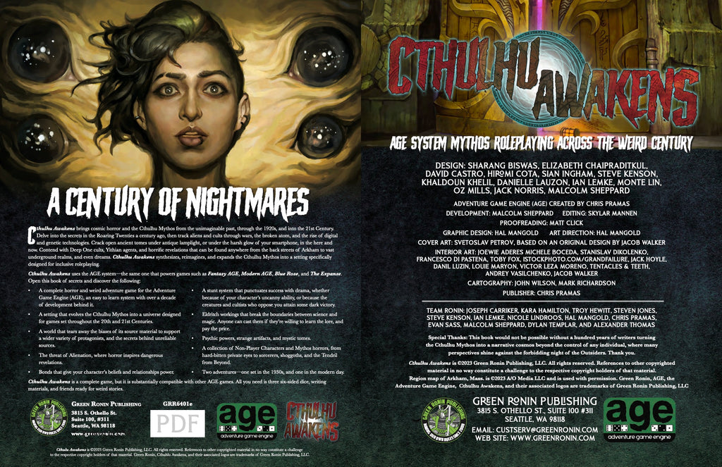 DNR - Cthulhu Awakens RPG: Game Master's Kit | Odin's Place