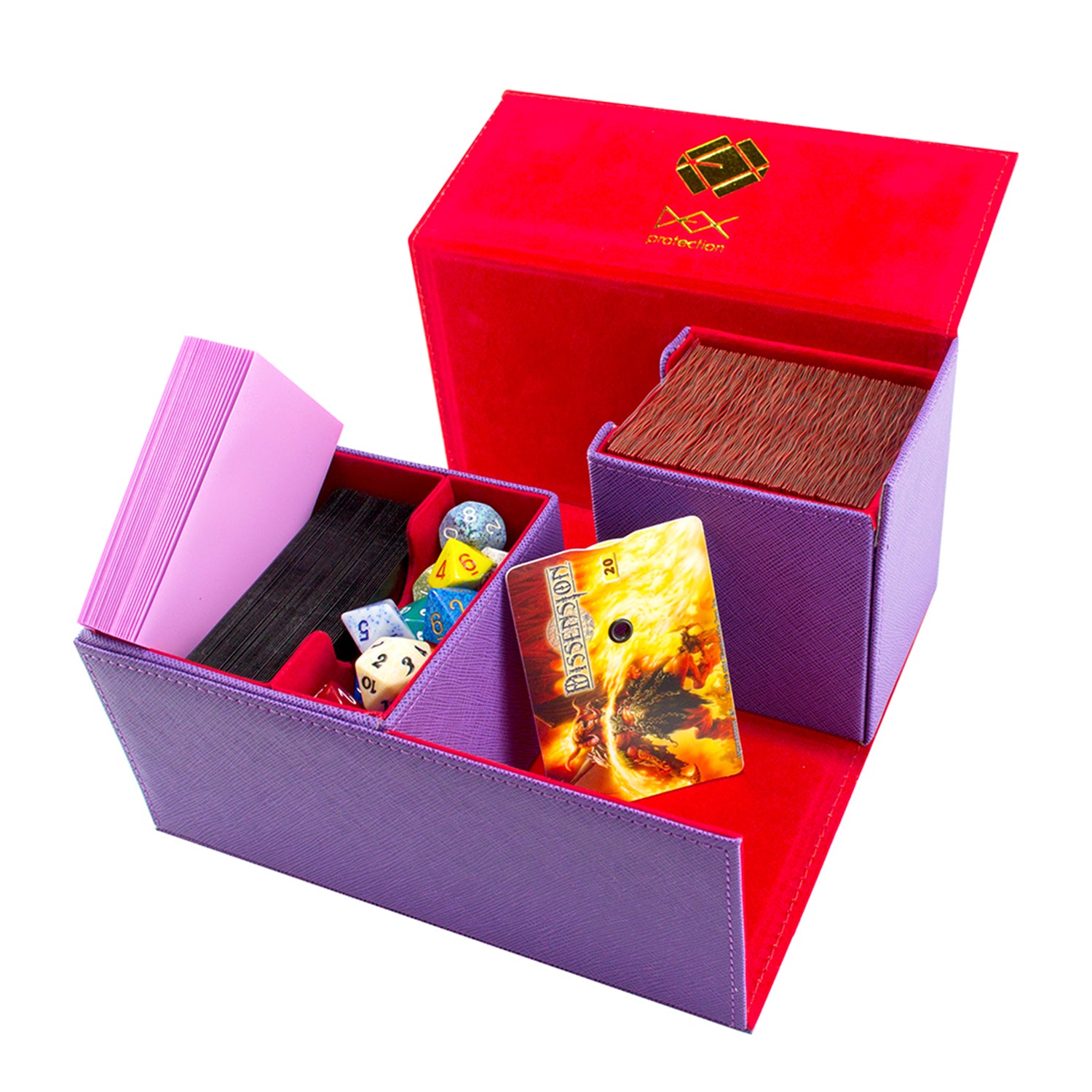 DEX Creation Line Large Deck Box Purple | Odin's Place