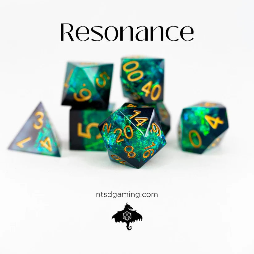 NTSD Sharp-Edged Dice in Test Tube, Assorted Styles | Odin's Place