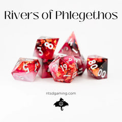NTSD Sharp-Edged Dice in Test Tube, Assorted Styles | Odin's Place