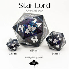 NTSD Gaming Oversize D20 Assorted Styles | Odin's Place