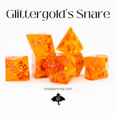 NTSD Sharp-Edged Dice in Test Tube, Assorted Styles | Odin's Place