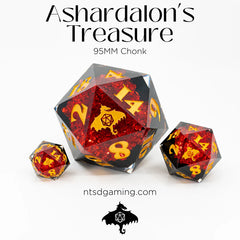 NTSD Ashardalon's Treasure | Sharp Edge 95mm D20 Chonk | Odin's Place