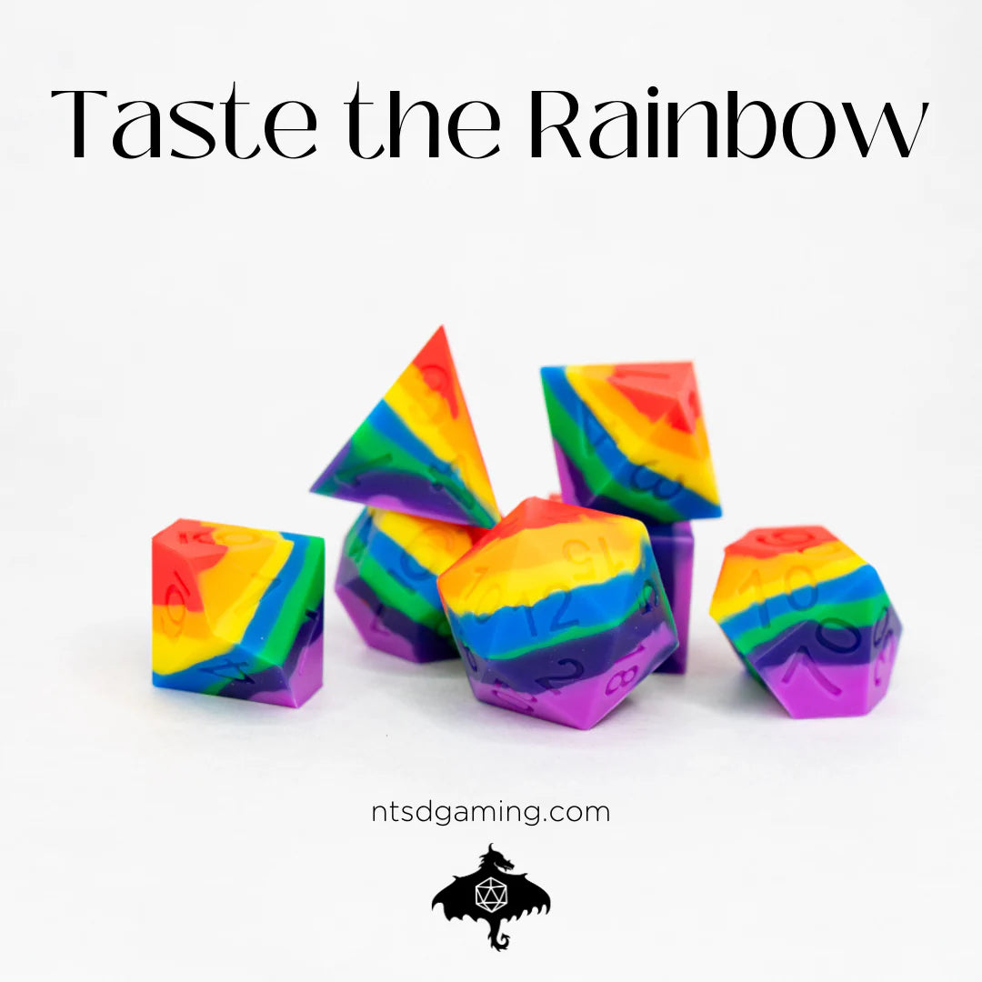 NTSD Silicone Dice in Tube, Assorted Styles | Odin's Place