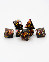 NTSD Sharp-Edged Dice in Test Tube, Assorted Styles | Odin's Place