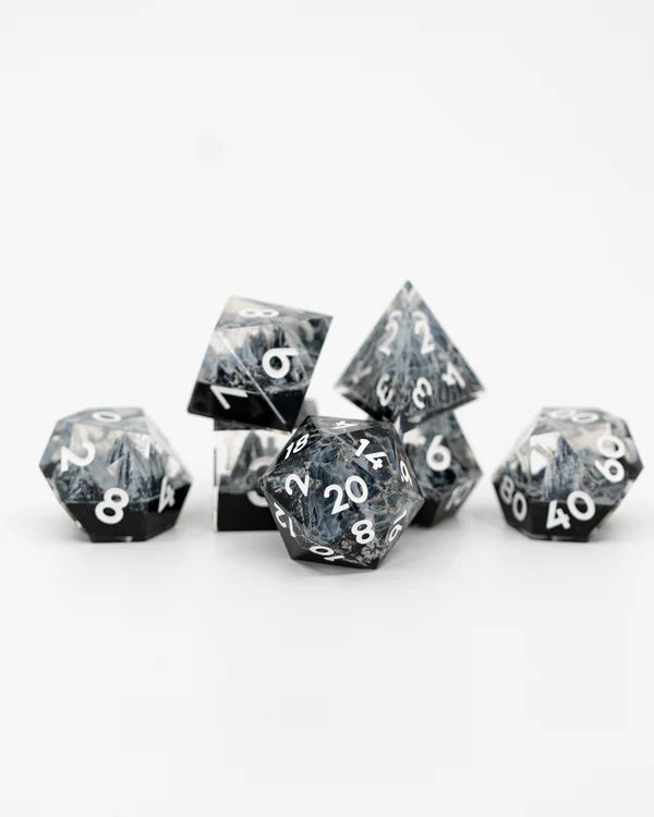 NTSD Sharp-Edged Dice in Test Tube, Assorted Styles | Odin's Place