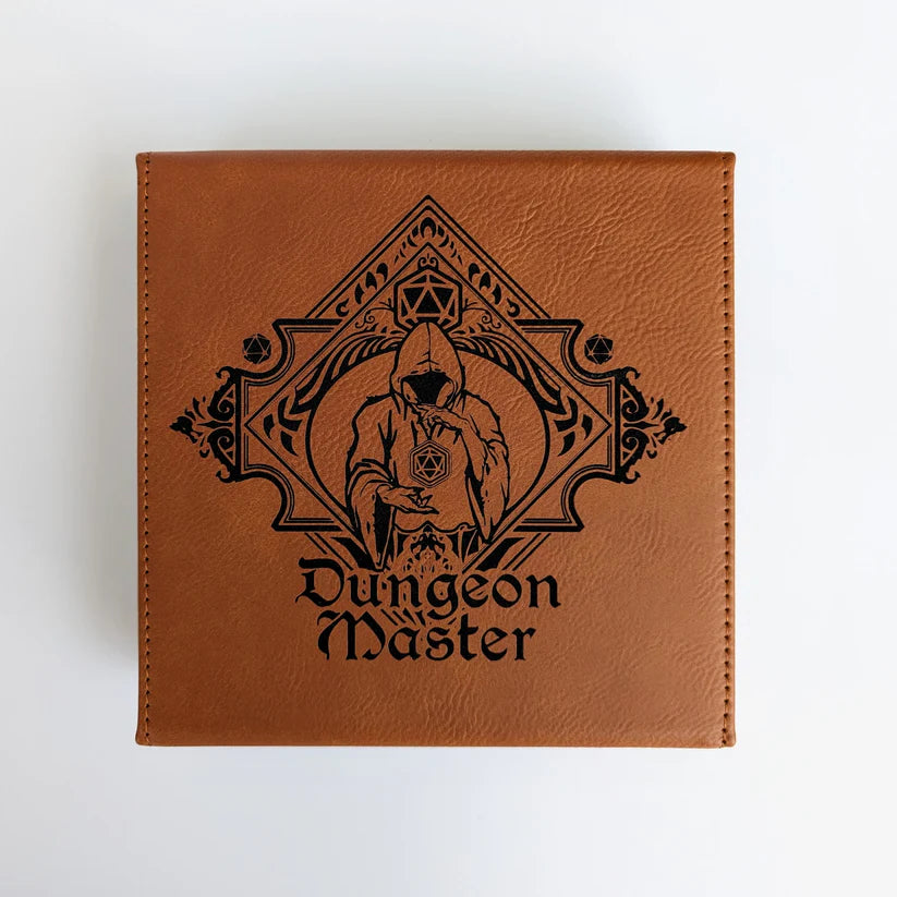 NTSD Gaming Vegan Leather Dice Box, Assorted Styles | Odin's Place