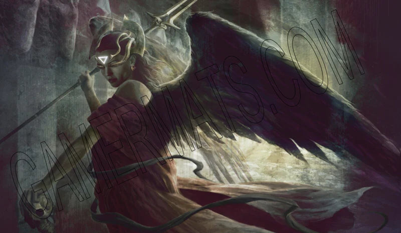Gamer Mats Playmat: Dark Angel by Jason Engel Stitched | Odin's Place
