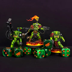 Barron of Dice: Drake - Green & Orange | Odin's Place